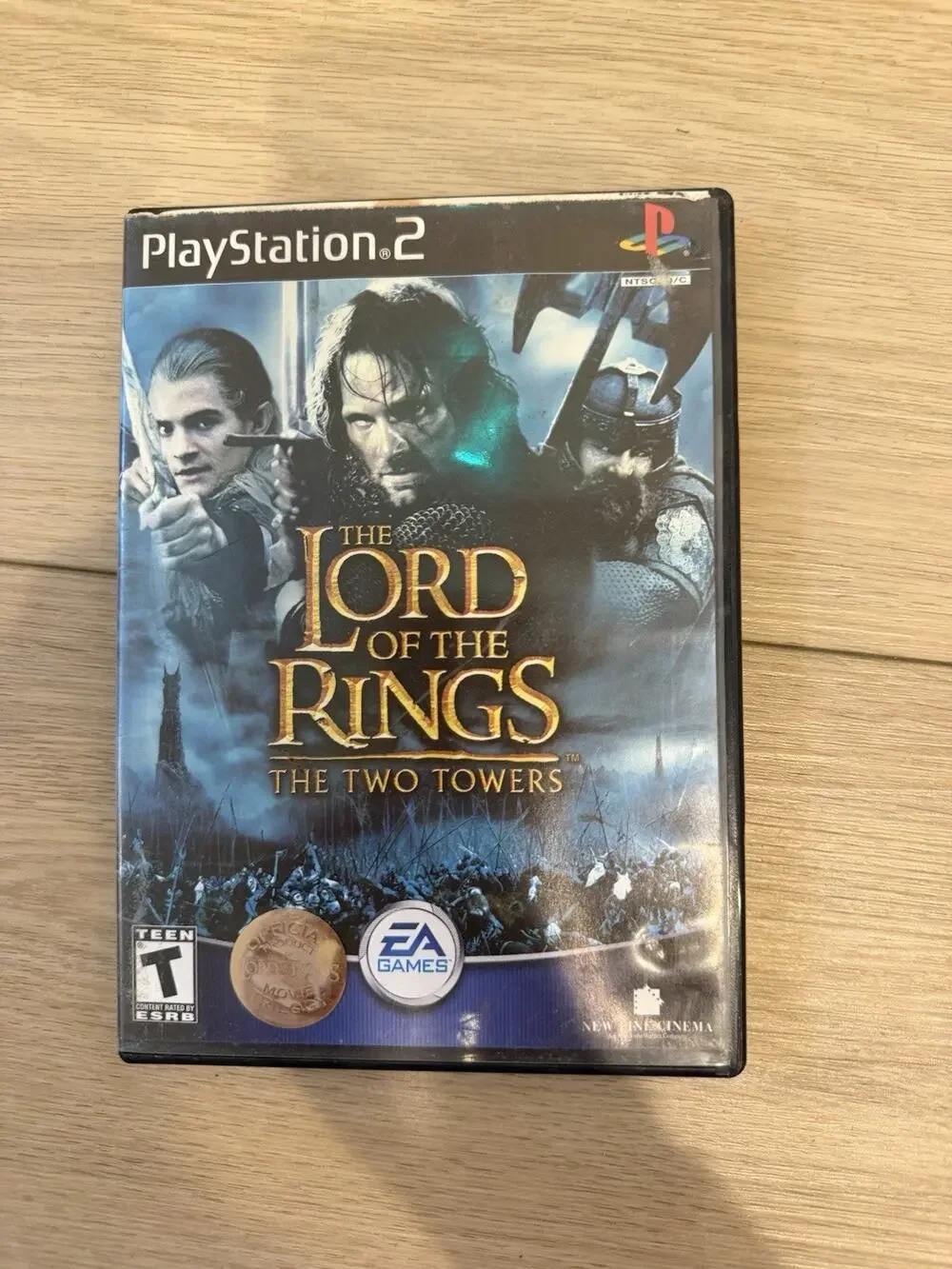 Lord of The Rings Two Towers PS2 Playstation 2 No Manuel Tested Working